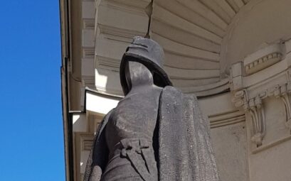Socha Darth Vadera v Praze