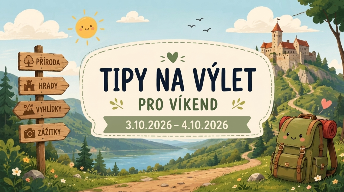 Tipy na víkendový výlet 3.10.-4.10.2026